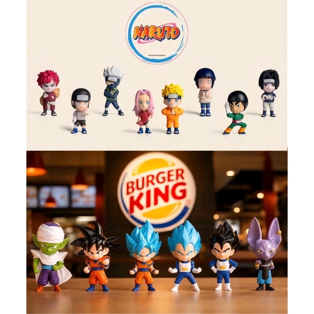 Burger King NARUTO & DRAGON BALL Z Toy Collections NEW/SEALED ONLY 1 AVAILABLE